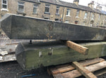 Pair Of Reclaimed Yorkstone Yorkshire Stone Gateposts