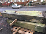 Pair Of Reclaimed Yorkstone Yorkshire Stone Gateposts