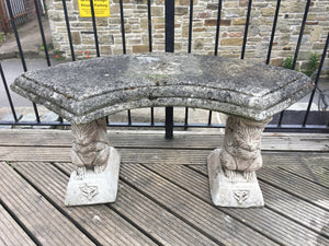 Reconstituted Stone Garden Bench