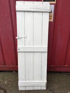 Antique Painted Pine Cottage Door