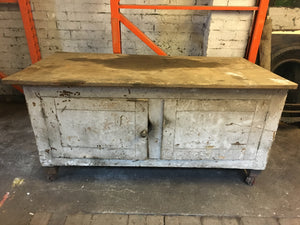 Vintage Distressed Sloping Cupboard 1920's ??